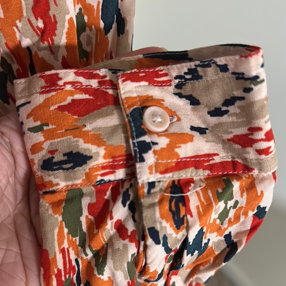 Beachlunchlounge Multicolor Patterned Blouse - image 5